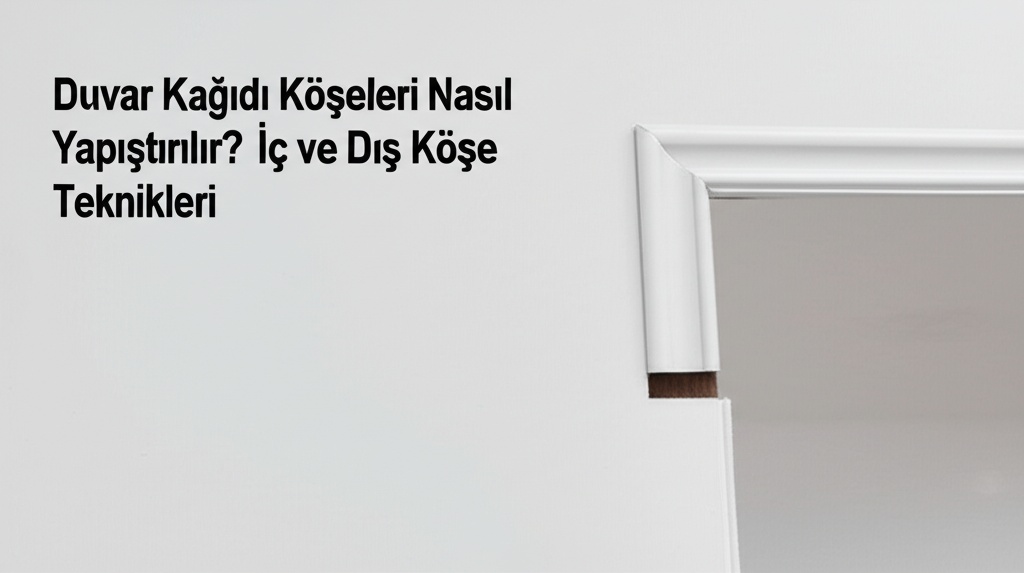 Duvar Kağıdı Köşeleri Nasıl Yapıştırılır? İç ve Dış Köşe Teknikleri