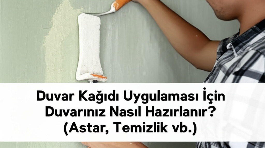 Duvar Kağıdı Uygulaması İçin Duvarınız Nasıl Hazırlanır? (Astar, Temizlik vb.)