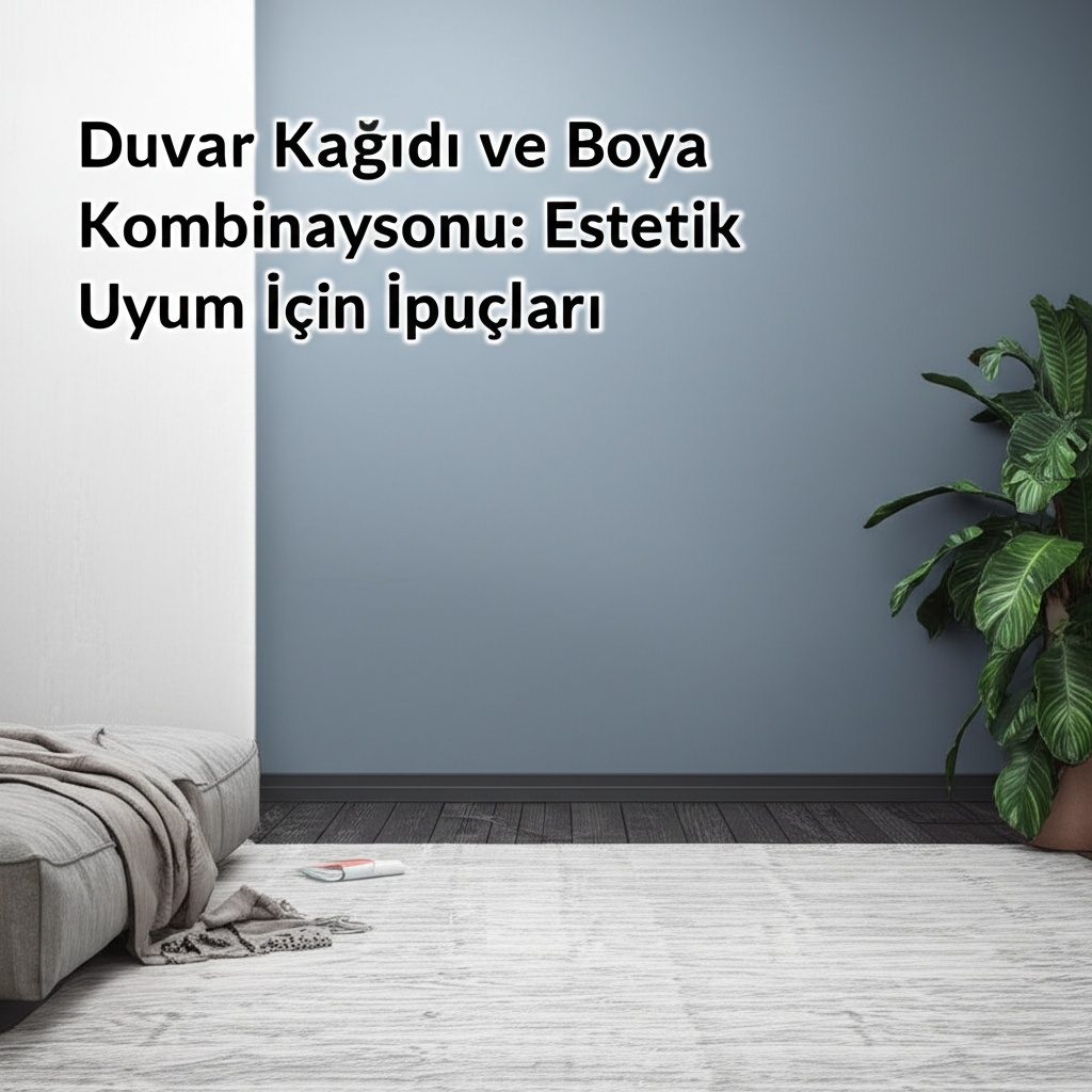 Duvar Kağıdı ve Boya Kombinasyonu: Estetik Uyum İçin İpuçları