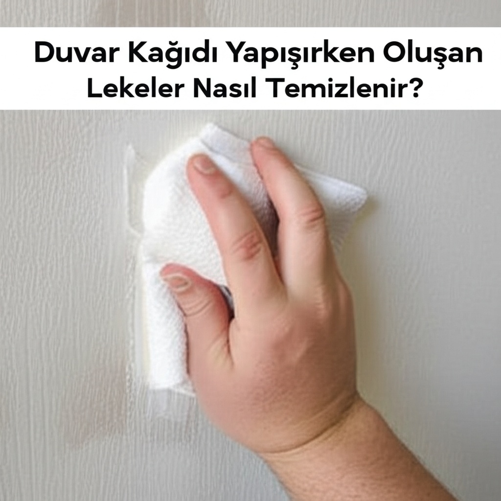 Duvar Kağıdı Yapışırken Oluşan Lekeler Nasıl Temizlenir?