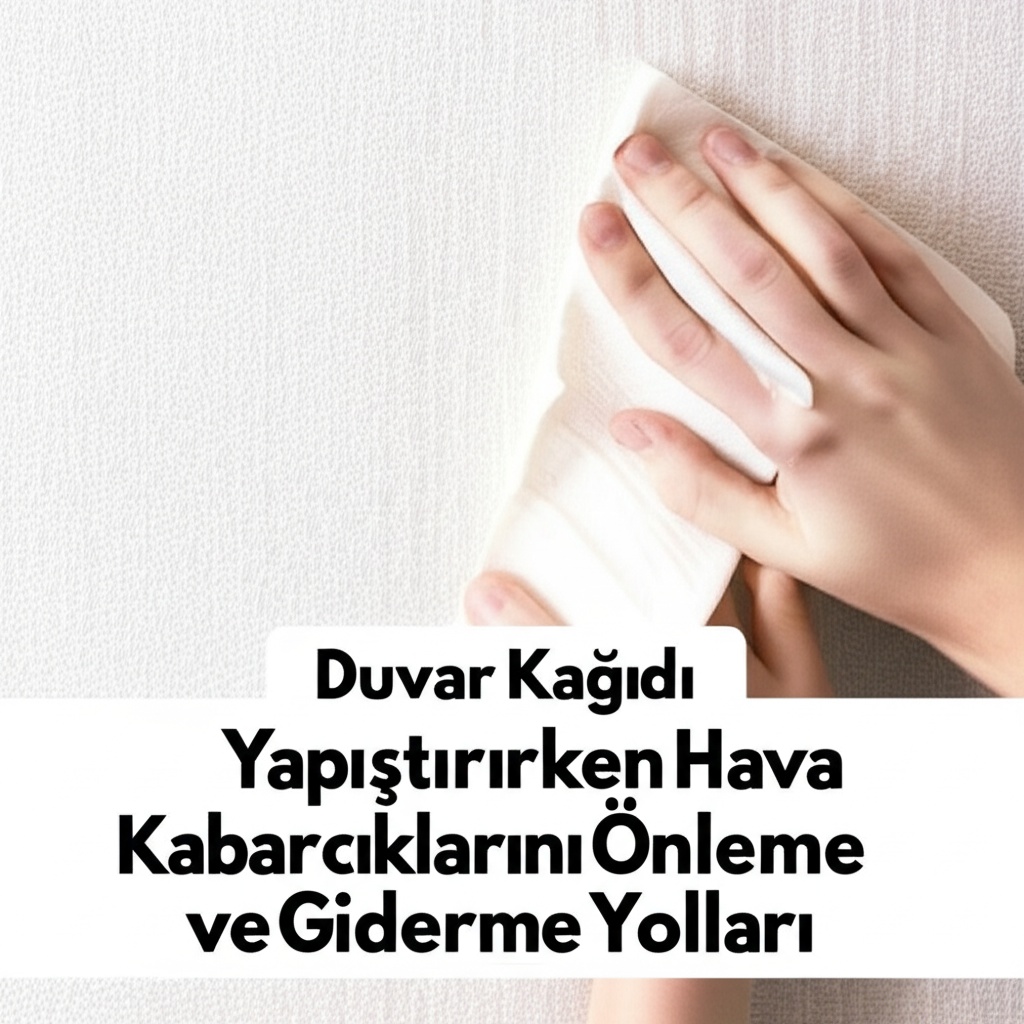 Duvar Kağıdı Yapıştırırken Hava Kabarcıklarını Önleme ve Giderme Yolları