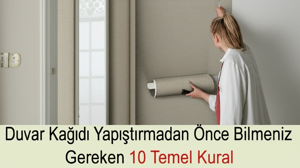 Duvar Kağıdı Yapıştırmadan Önce Bilmeniz Gereken 10 Temel Kural