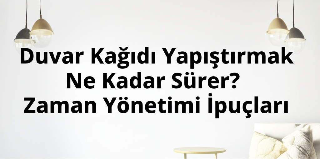 Duvar Kağıdı Yapıştırmak Ne Kadar Sürer? Zaman Yönetimi İpuçları