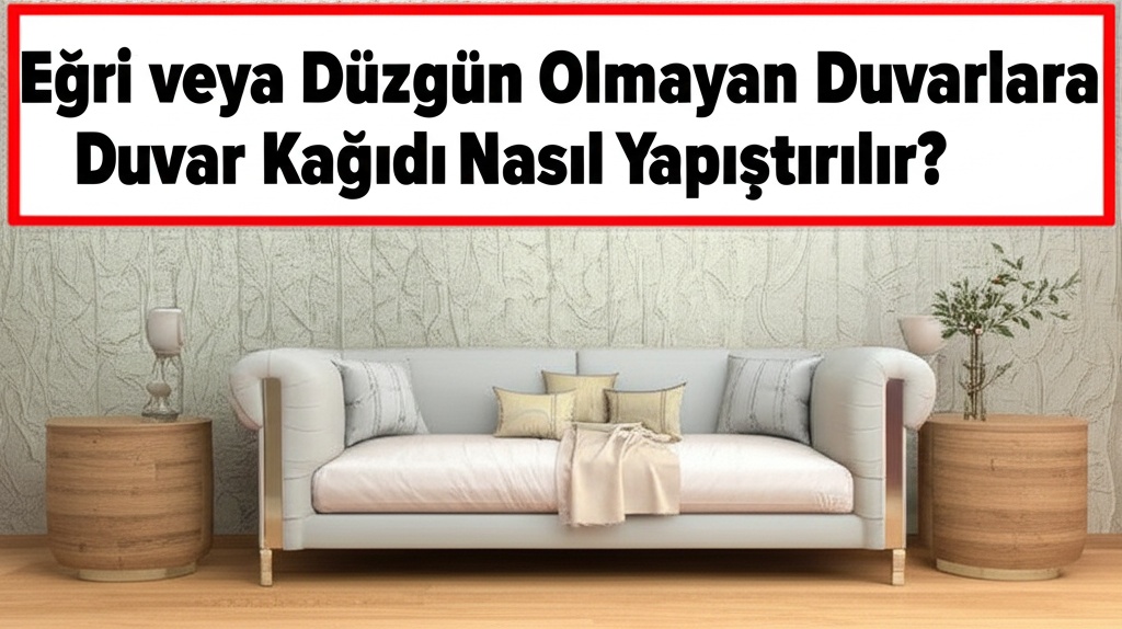 Eğri veya Düzgün Olmayan Duvarlara Duvar Kağıdı Nasıl Yapıştırılır?