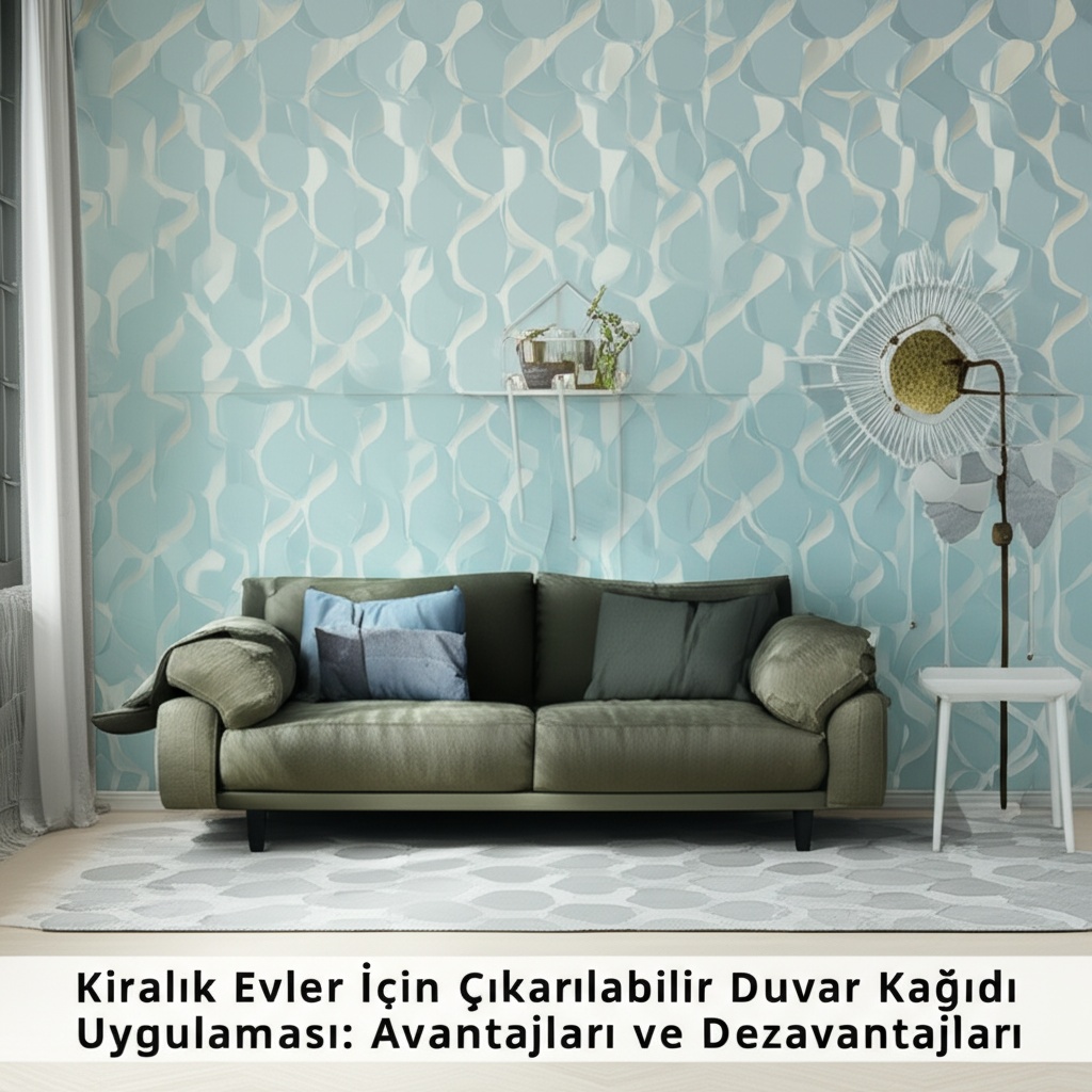 Kiralık Evler İçin Çıkarılabilir Duvar Kağıdı Uygulaması: Avantajları ve Dezavantajları