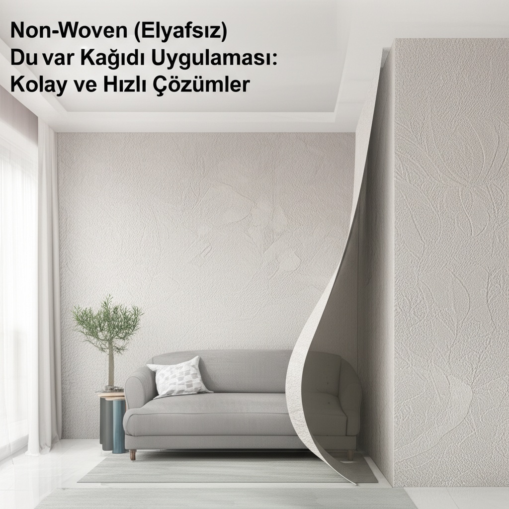 Non-Woven (Elyafsız) Duvar Kağıdı Uygulaması: Kolay ve Hızlı Çözümler