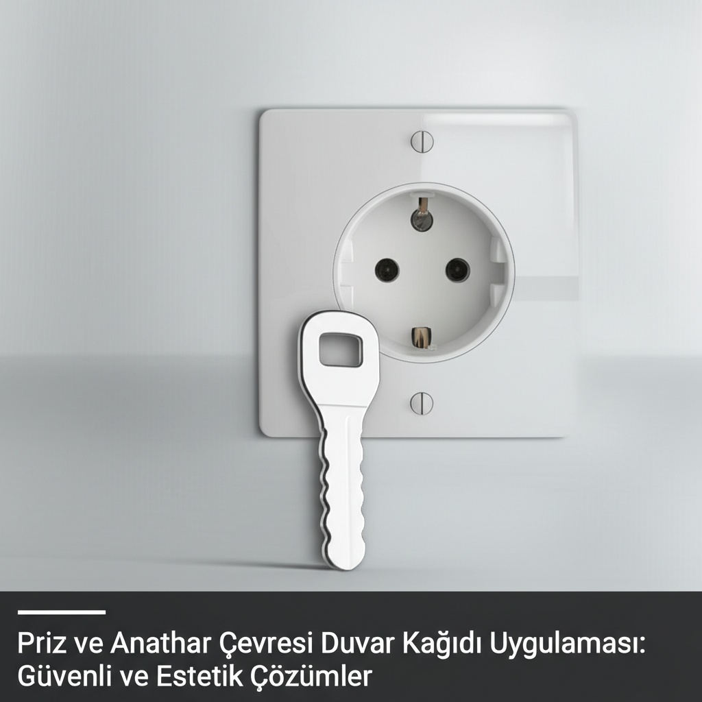 Priz ve Anahtar Çevresi Duvar Kağıdı Uygulaması: Güvenli ve Estetik Çözümler