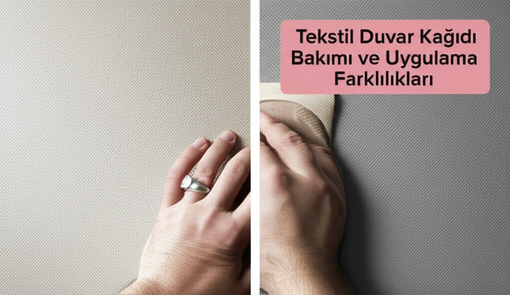 Tekstil Duvar Kağıdı Bakımı ve Uygulama Farklılıkları